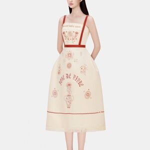 MONTSAND Embroidery Dress